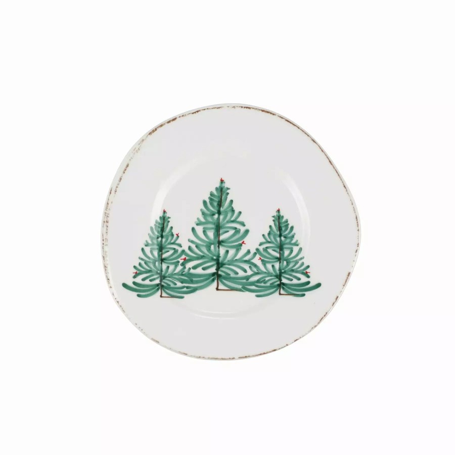 Dinnerware * | Vietri Melamine Lastra Holiday Salad Plate