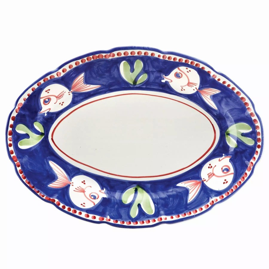 Serveware * | Vietri Campagna Pesce Oval Platter