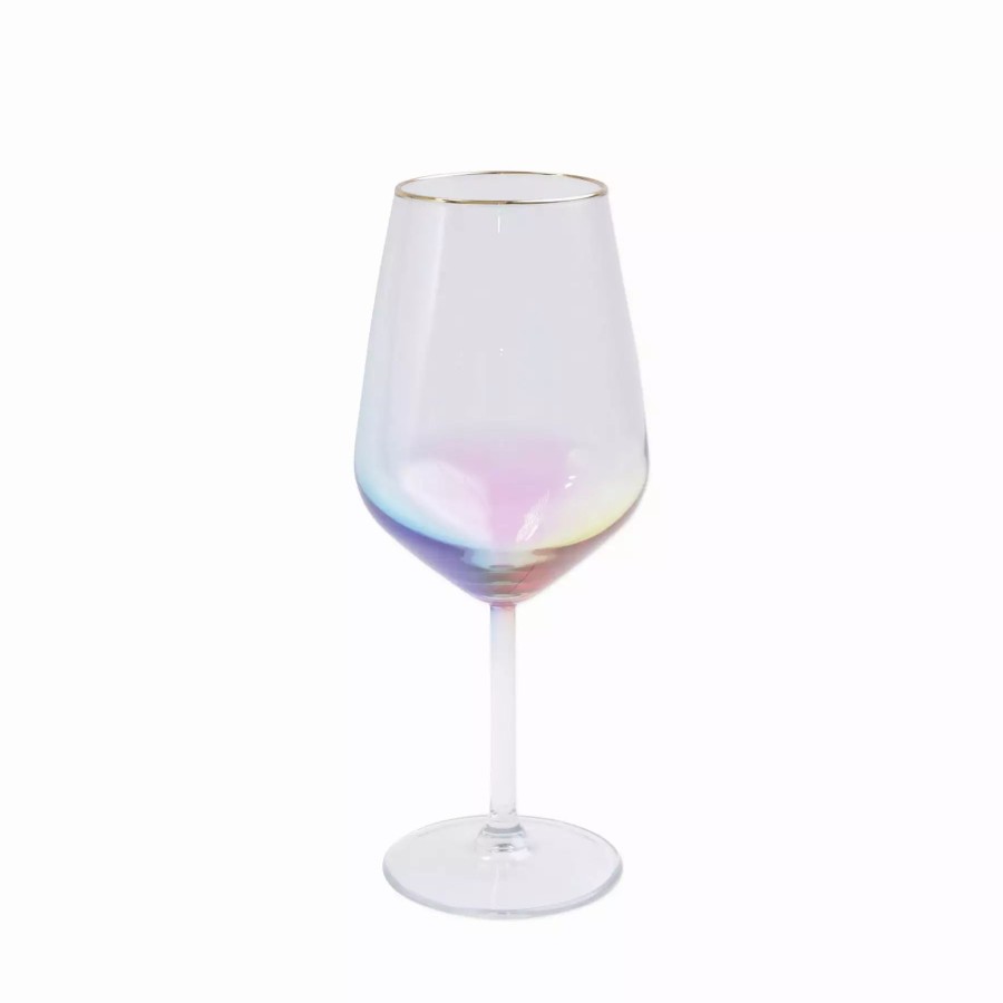 Flatware * | Viva By Vietri Rainbow Wine Glass